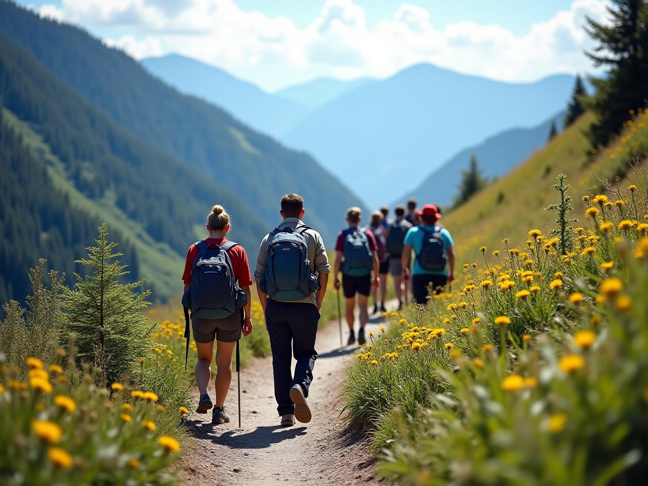 Randonnée guidée dans les Alpes